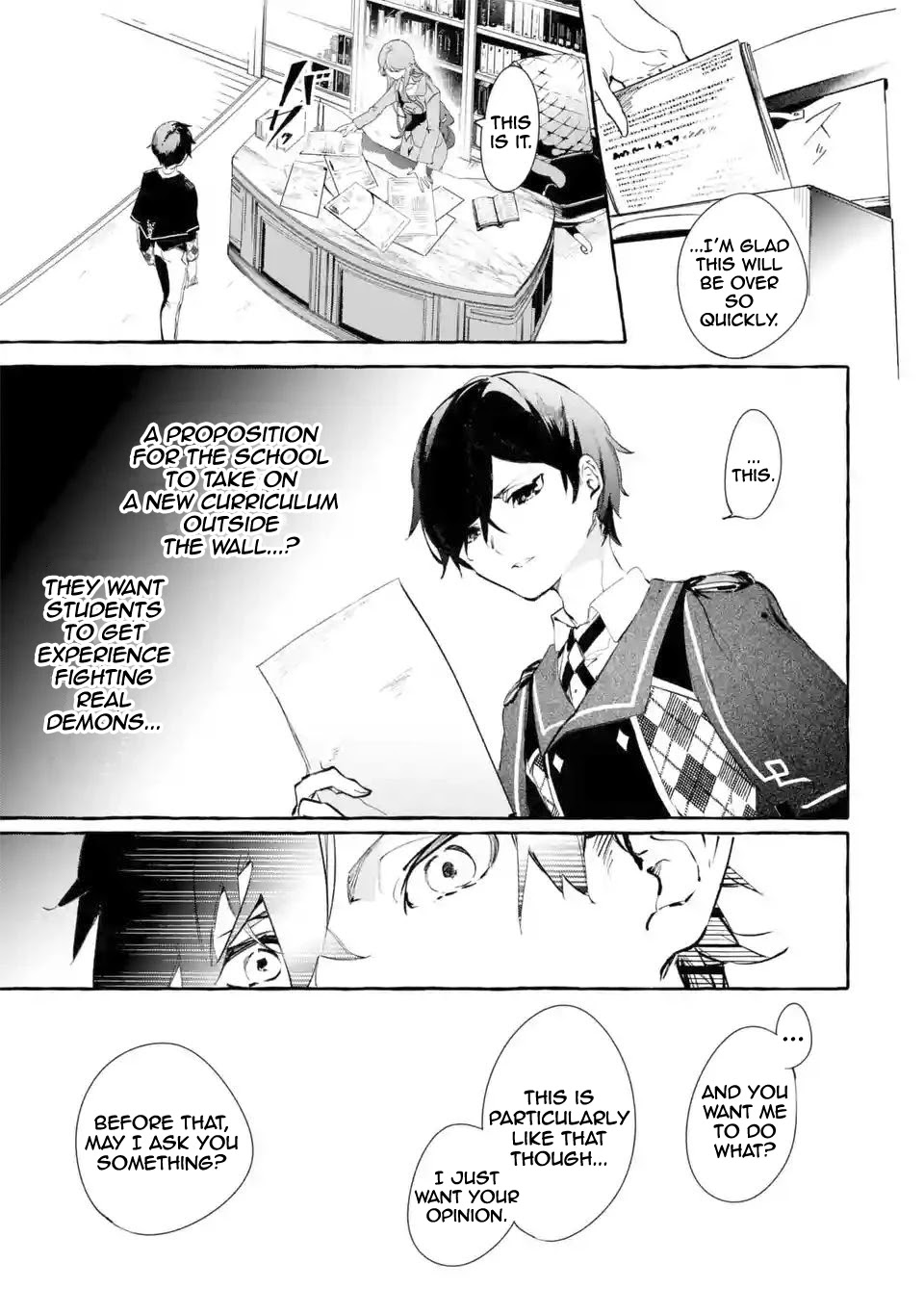 Saikyou Mahoushi no Inton Keikaku: The Alternative Chapter 7 page 4 - Chapter 7: 「Capability Test」
