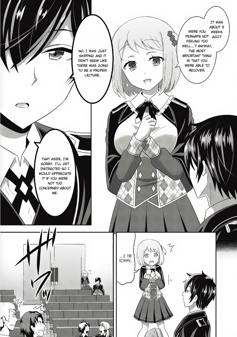 Saikyou Mahoushi no Inton Keikaku Chapter 2 page 4 - Chapter 2: School Life