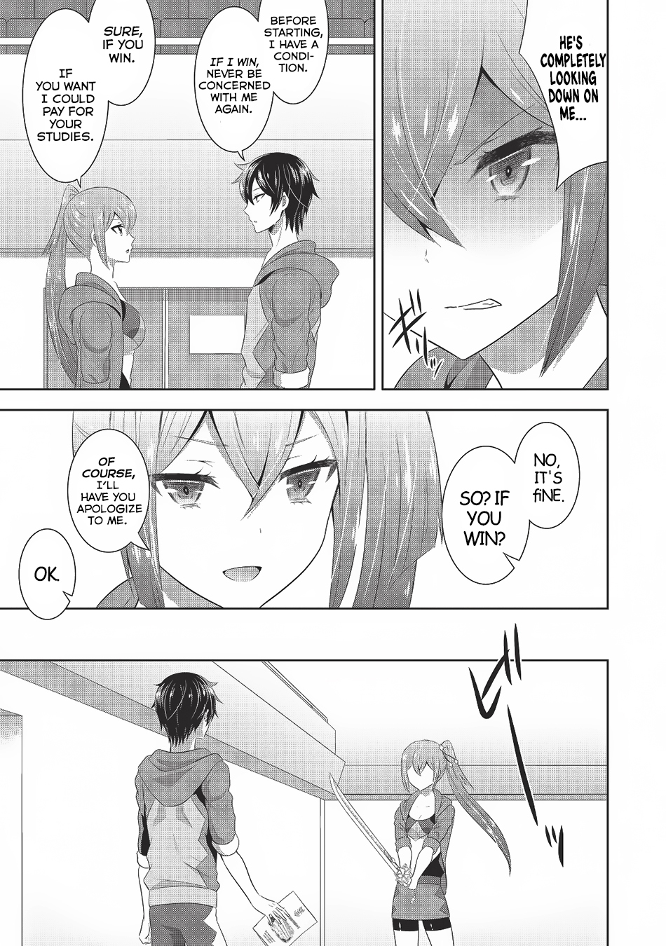 Saikyou Mahoushi no Inton Keikaku Chapter 3 page 10 - Chapter 3: Mock Battle
