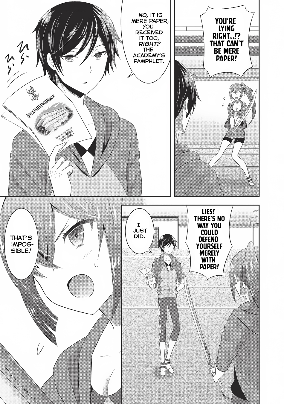Saikyou Mahoushi no Inton Keikaku Chapter 3 page 12 - Chapter 3: Mock Battle
