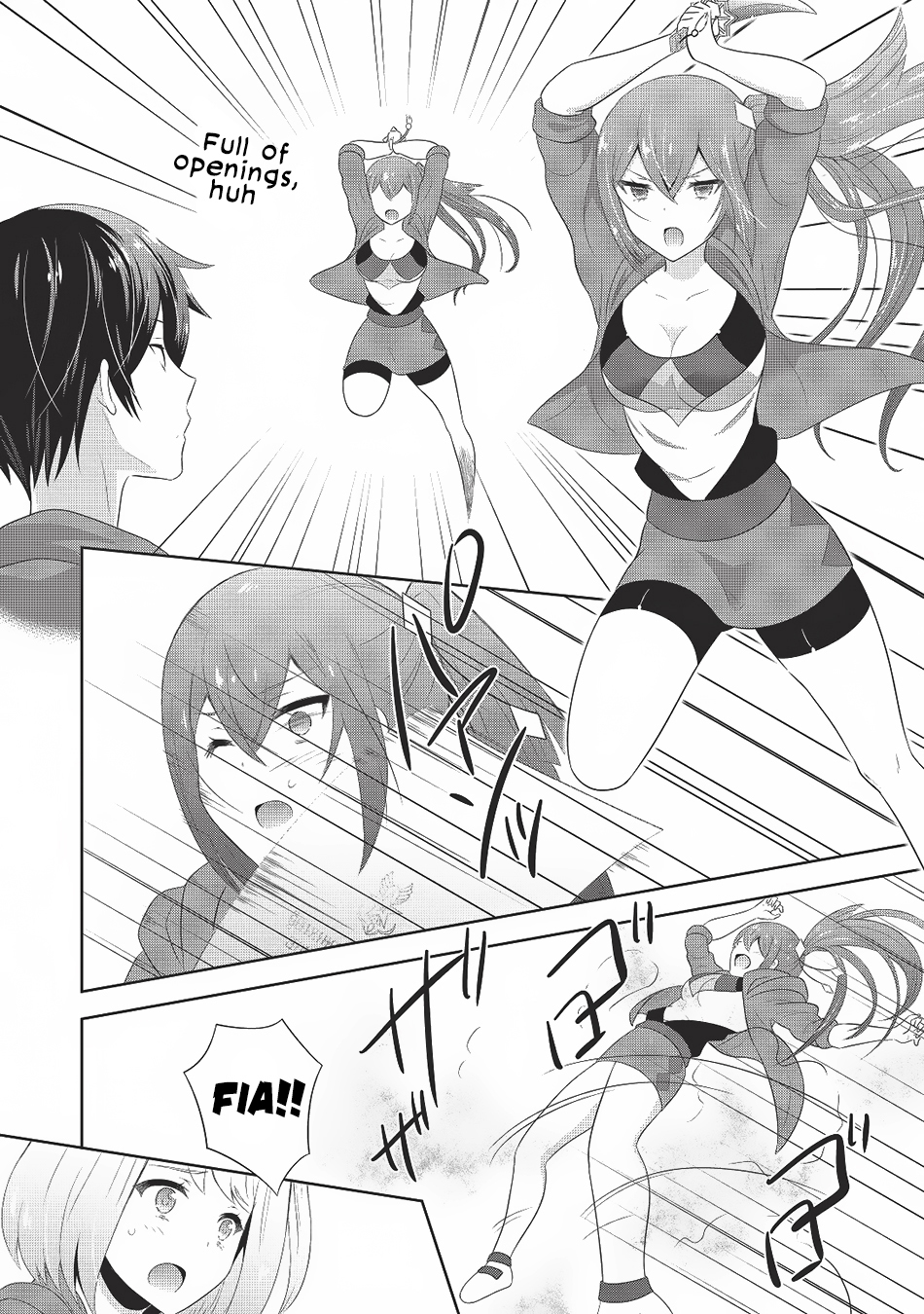 Saikyou Mahoushi no Inton Keikaku Chapter 3 page 13 - Chapter 3: Mock Battle