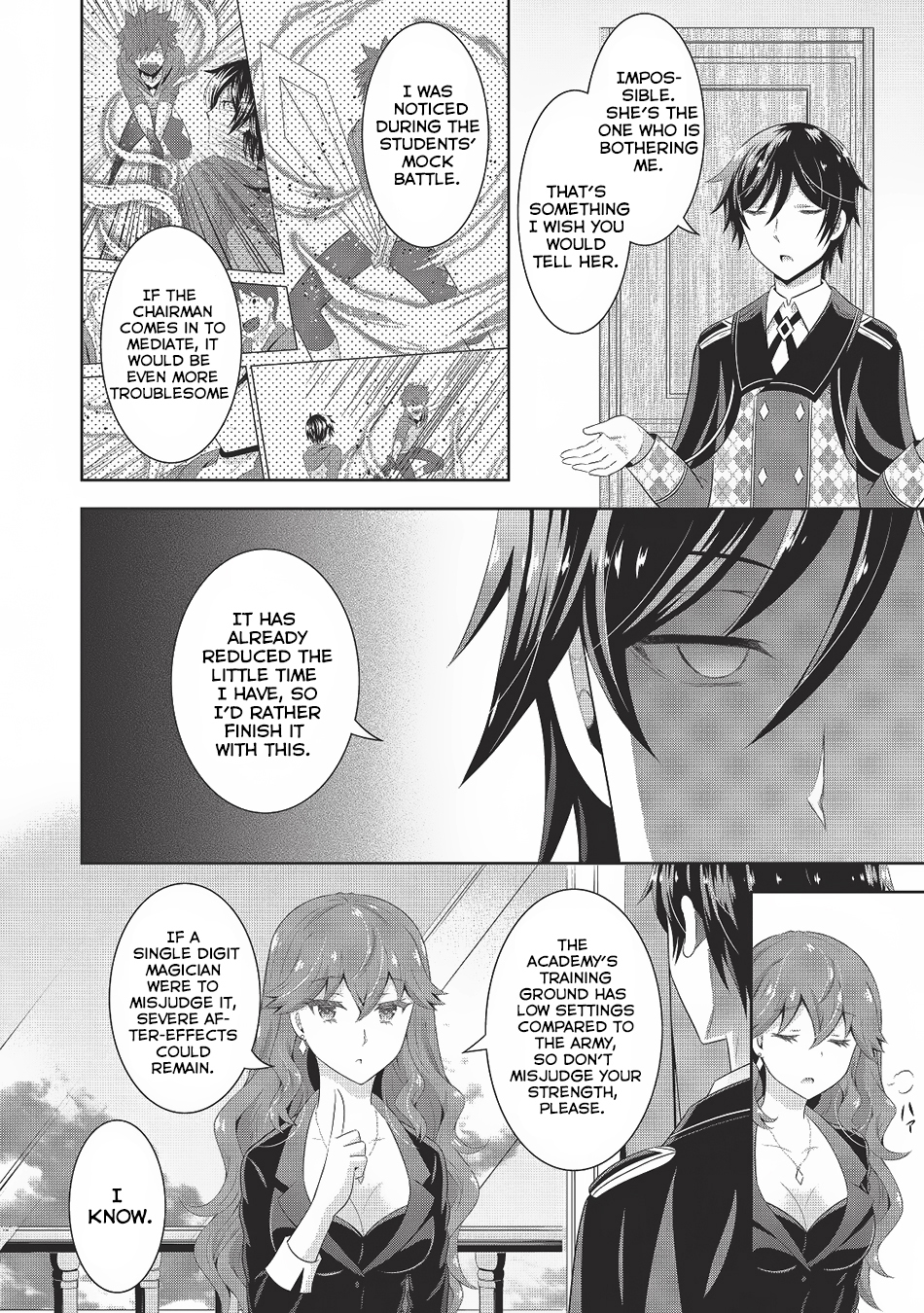 Saikyou Mahoushi no Inton Keikaku Chapter 3 page 3 - Chapter 3: Mock Battle