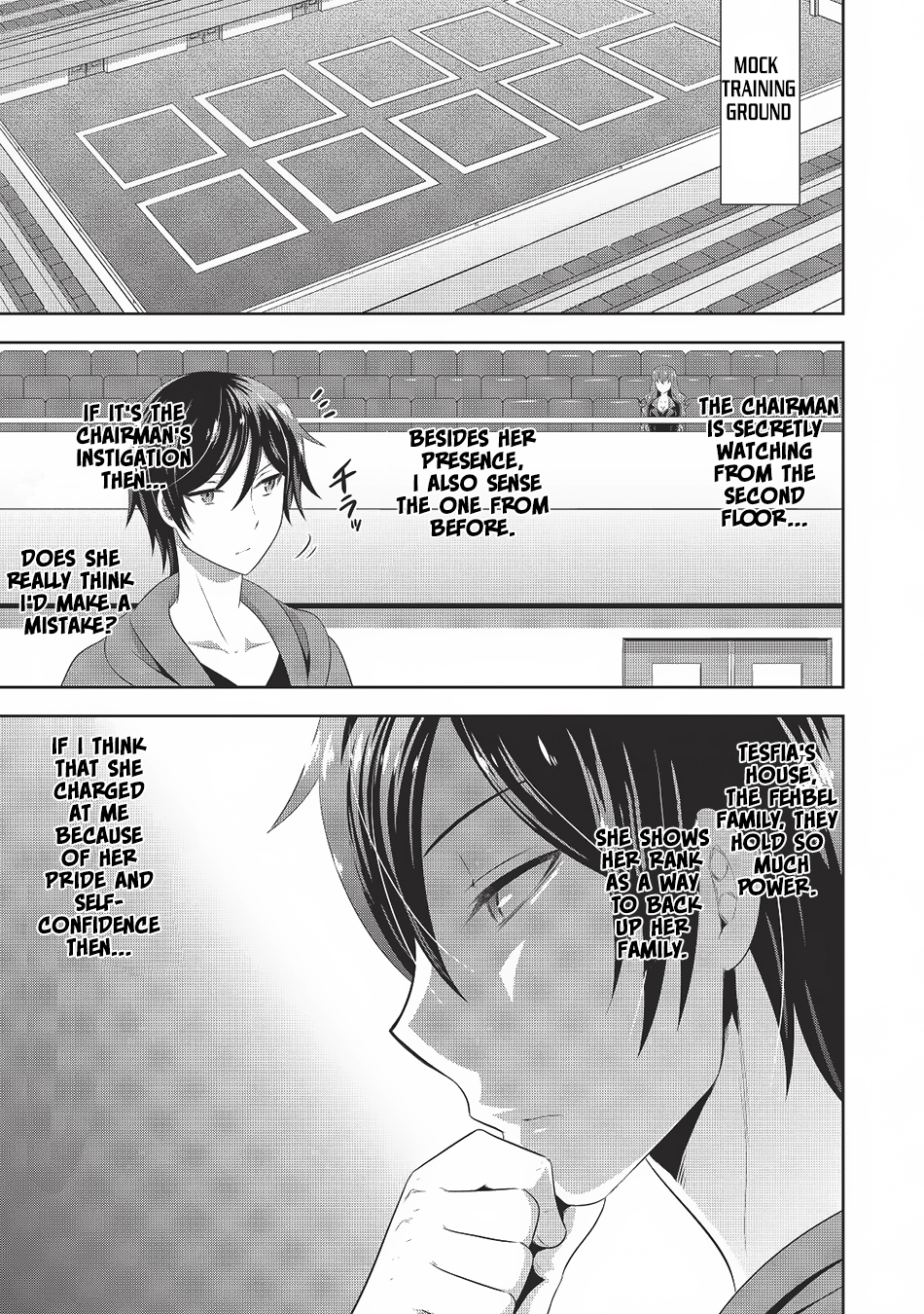 Saikyou Mahoushi no Inton Keikaku Chapter 3 page 8 - Chapter 3: Mock Battle