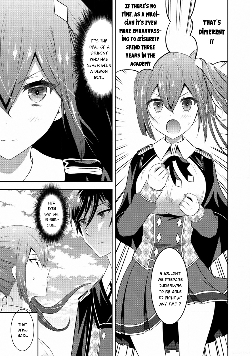 Saikyou Mahoushi no Inton Keikaku Chapter 4 page 10 - Chapter 4: Nickname