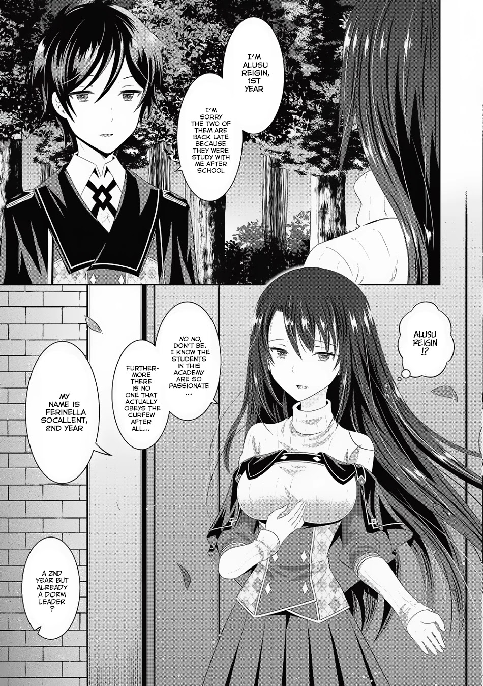 Saikyou Mahoushi no Inton Keikaku Chapter 6 page 6 - Chapter 6: Silver Colored Encounter
