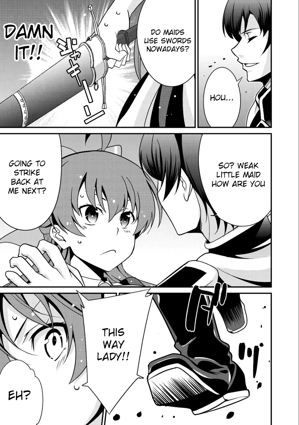 Saikyou no Kurokishi, Sentou Maid ni Tenshoku shimashita Chapter 13 page 3 - Chapter 13
