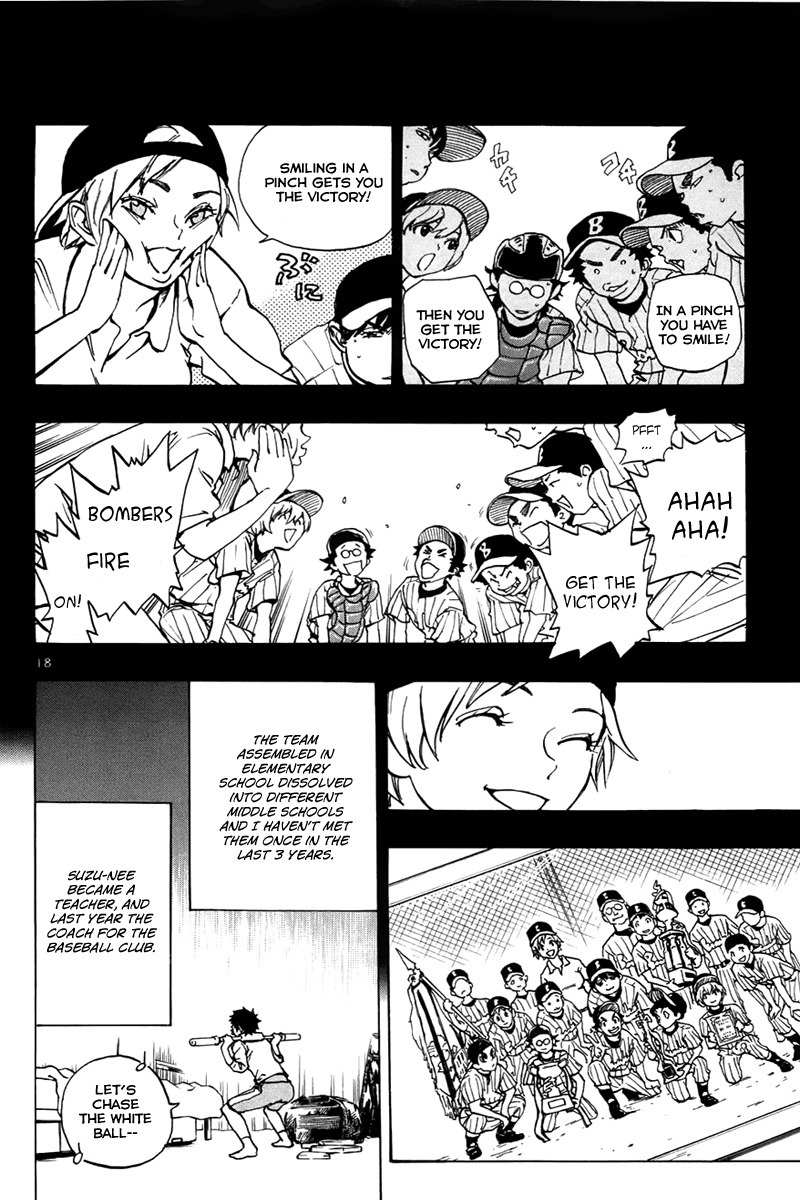 Saikyou! Toritsu Aoizaka Koukou Yakyuubu Chapter 1 page 22 - Chapter 1: Smiling in a Pinch Gets You the Victory