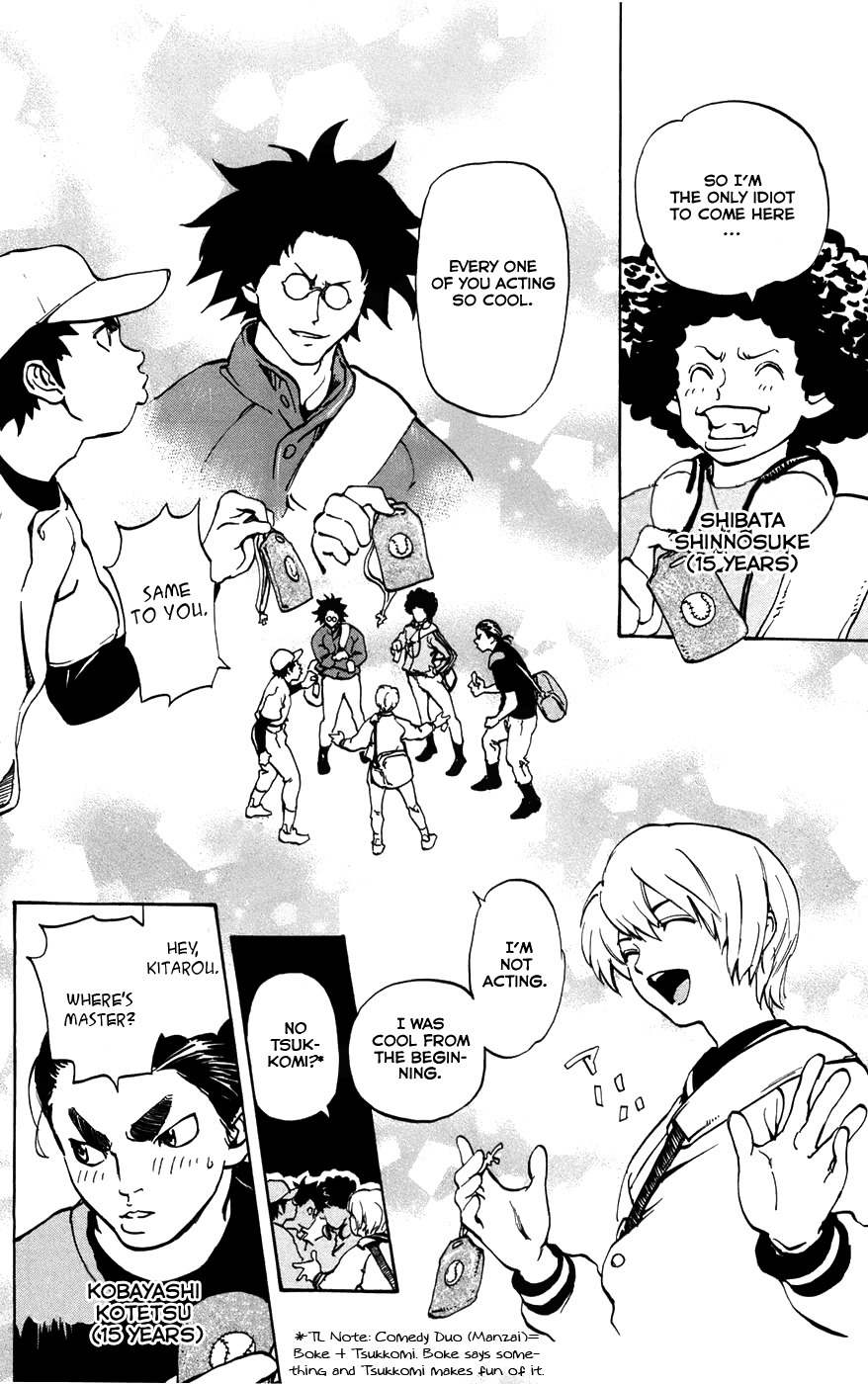 Saikyou! Toritsu Aoizaka Koukou Yakyuubu Chapter 1 page 36 - Chapter 1: Smiling in a Pinch Gets You the Victory