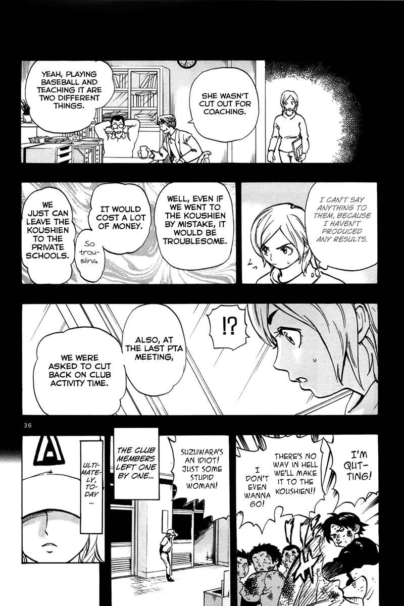 Saikyou! Toritsu Aoizaka Koukou Yakyuubu Chapter 1 page 40 - Chapter 1: Smiling in a Pinch Gets You the Victory