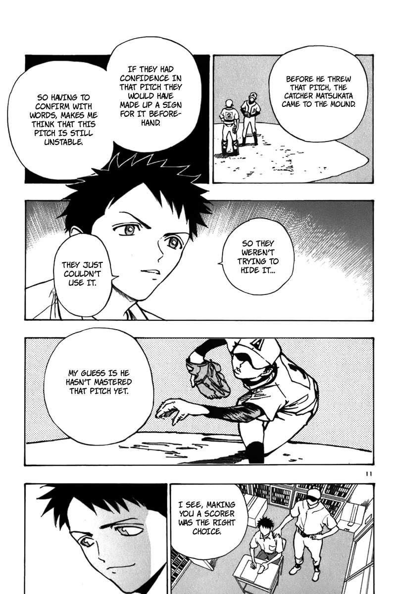 Saikyou! Toritsu Aoizaka Koukou Yakyuubu Chapter 17 page 12 - Chapter 17: Seen Through!?