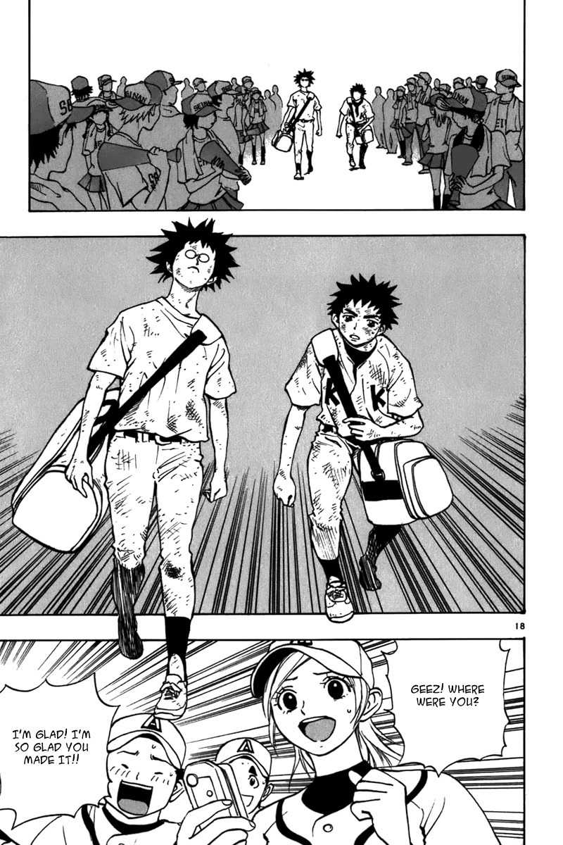 Saikyou! Toritsu Aoizaka Koukou Yakyuubu Chapter 18 page 20 - Chapter 18: The Battery is Missing!?