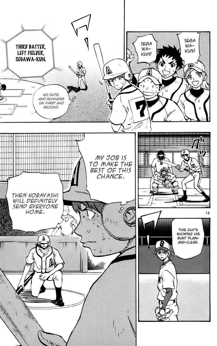 Saikyou! Toritsu Aoizaka Koukou Yakyuubu Chapter 25 page 13 - Chapter 25: The Counterattack Begins!