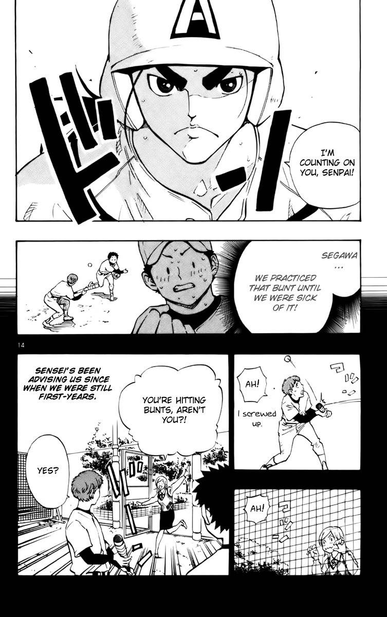 Saikyou! Toritsu Aoizaka Koukou Yakyuubu Chapter 25 page 14 - Chapter 25: The Counterattack Begins!