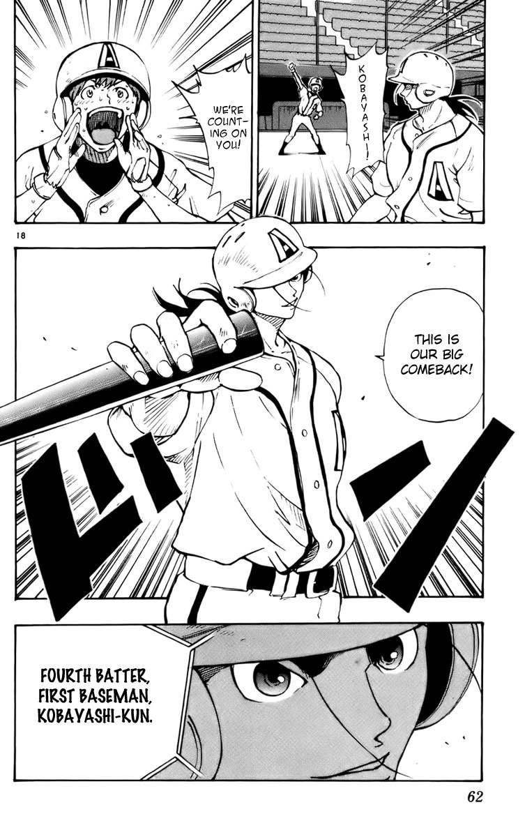 Saikyou! Toritsu Aoizaka Koukou Yakyuubu Chapter 25 page 18 - Chapter 25: The Counterattack Begins!