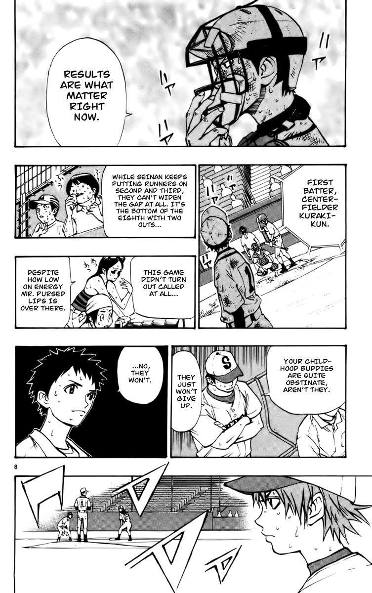 Saikyou! Toritsu Aoizaka Koukou Yakyuubu Chapter 28 page 9 - Chapter 28: The Tide is Turning!