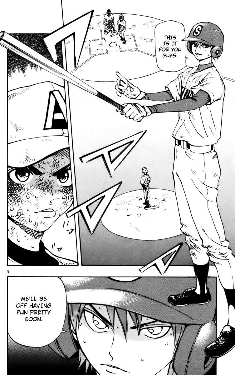 Saikyou! Toritsu Aoizaka Koukou Yakyuubu Chapter 31 page 8 - Chapter 31: Hang In There!