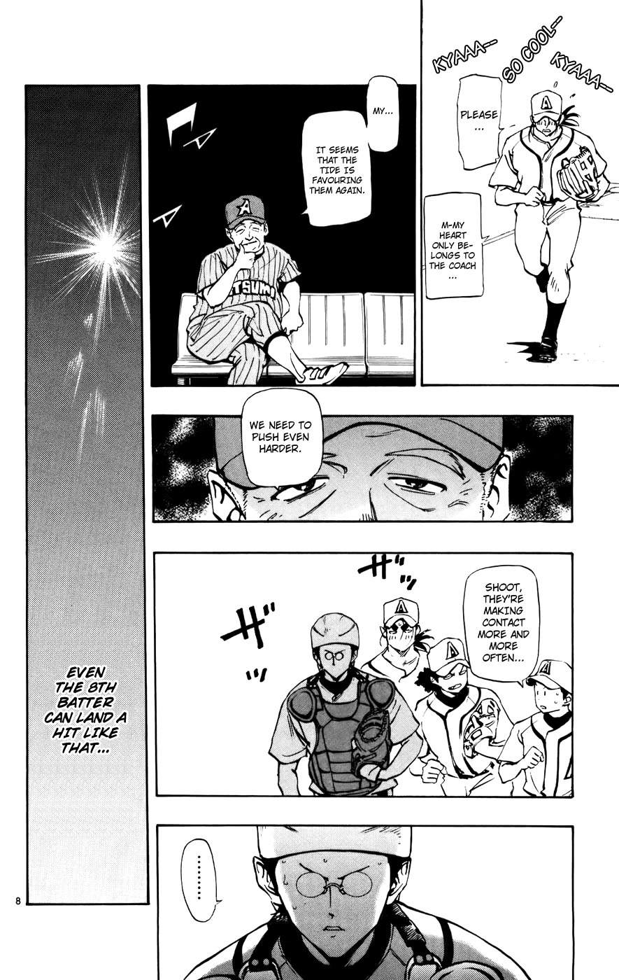 Saikyou! Toritsu Aoizaka Koukou Yakyuubu Chapter 44 page 10 - Chapter 44: Get The Momentum!