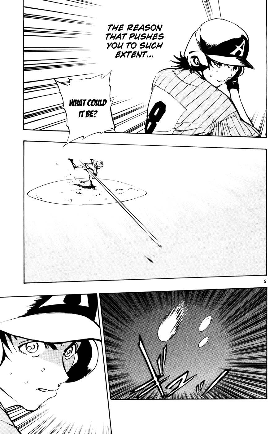 Saikyou! Toritsu Aoizaka Koukou Yakyuubu Chapter 47 page 10 - Chapter 47: Fearful Mound!