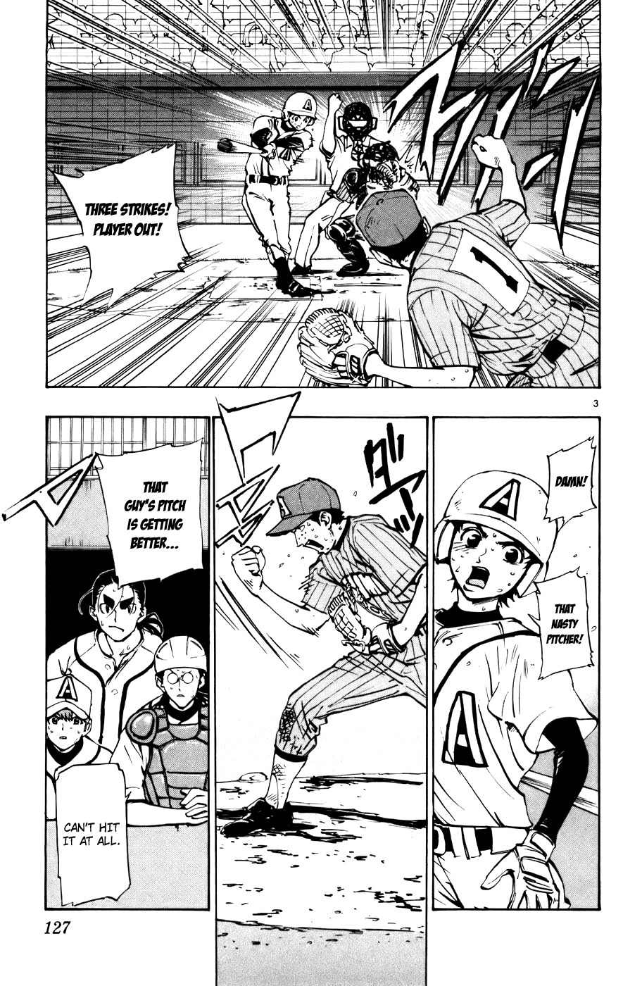 Saikyou! Toritsu Aoizaka Koukou Yakyuubu Chapter 47 page 4 - Chapter 47: Fearful Mound!