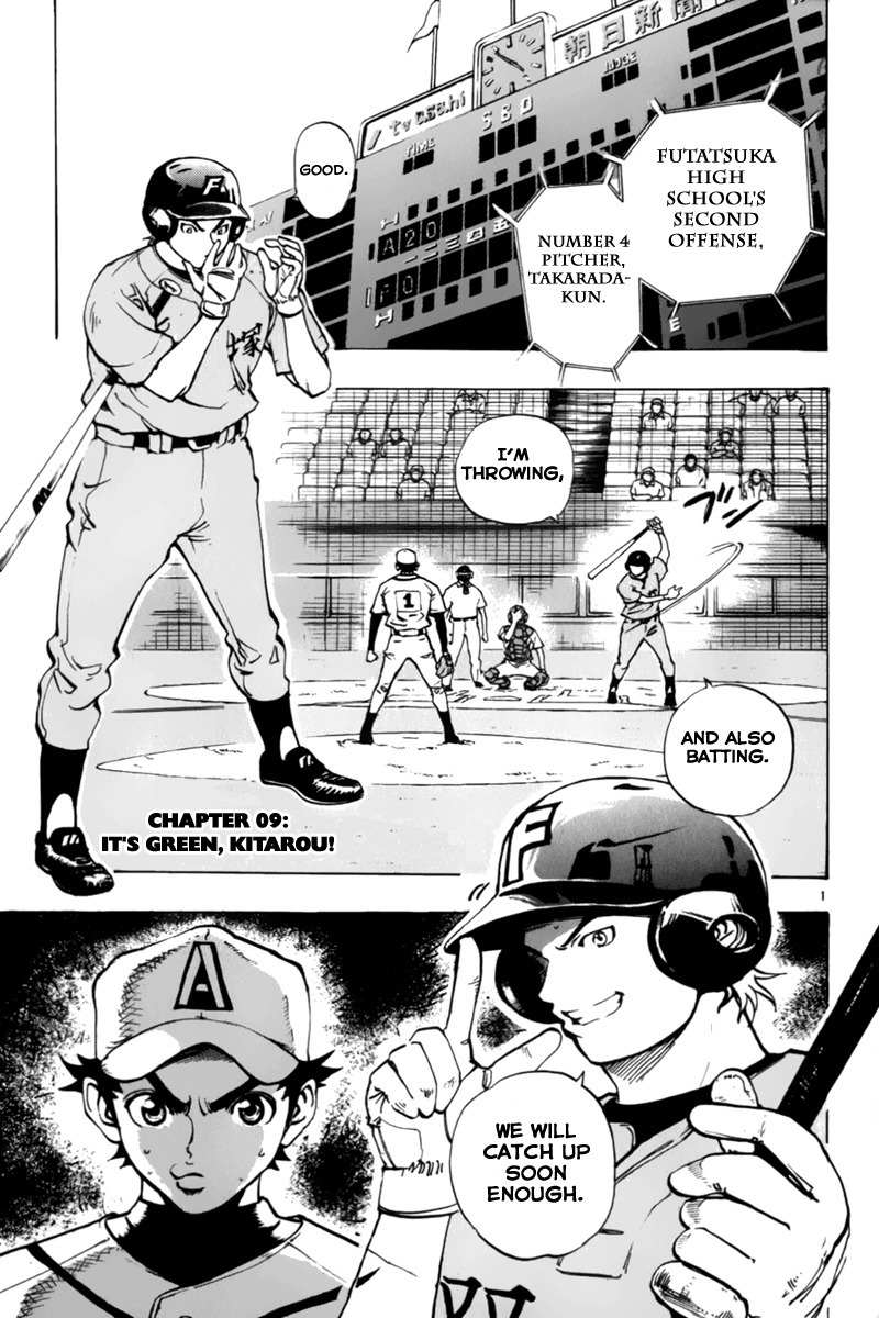 Saikyou! Toritsu Aoizaka Koukou Yakyuubu Chapter 9 page 2 - Chapter 9: It's Blue, Kitarou!