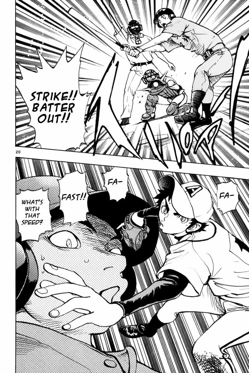 Saikyou! Toritsu Aoizaka Koukou Yakyuubu Chapter 9 page 20 - Chapter 9: It's Blue, Kitarou!