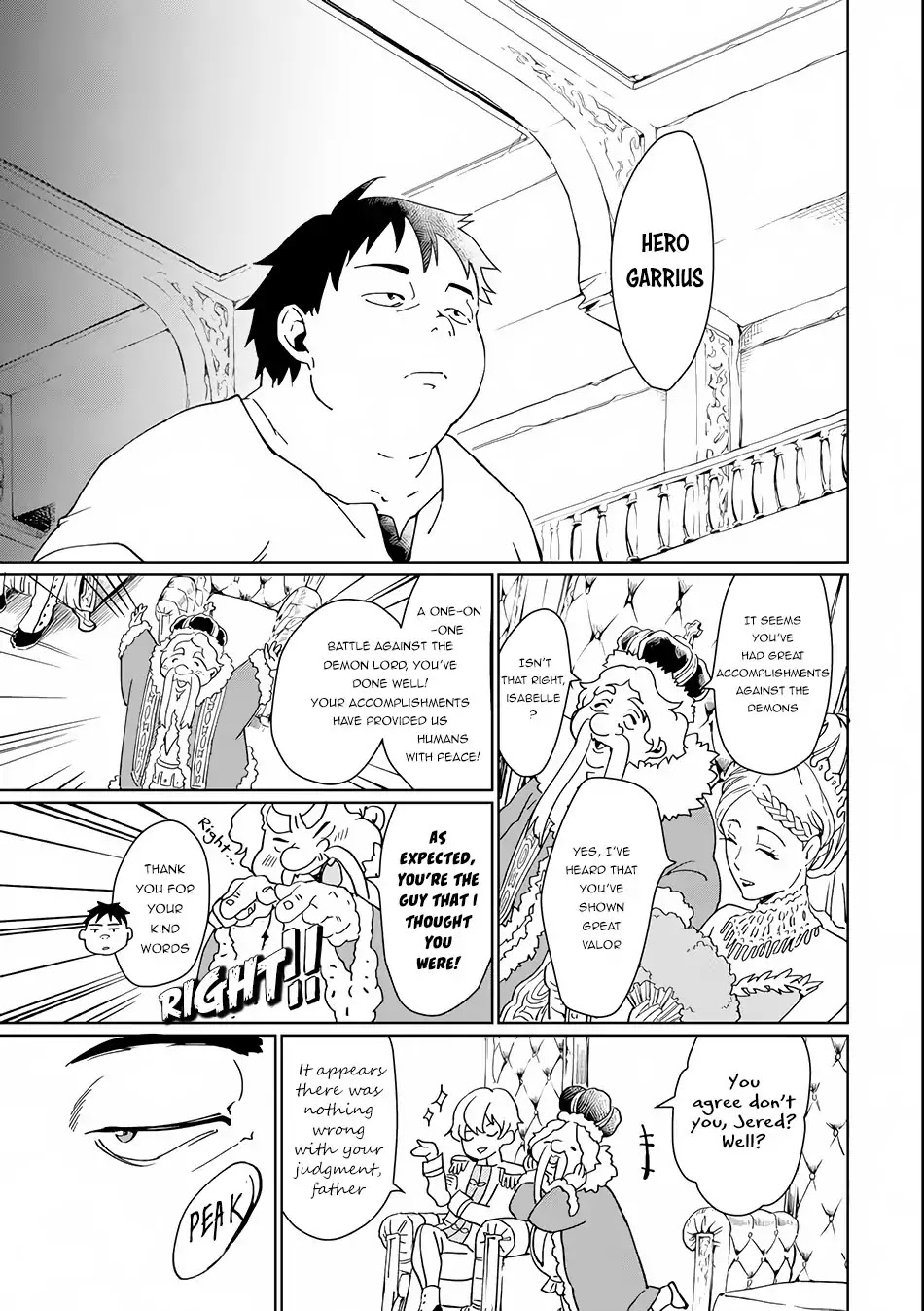Saikyou Yuusha wa Oharai Hako: Maou ni nattara zutto Ore no Musou Return Chapter 1 page 8 - Chapter 1: The Hero is Dismissed