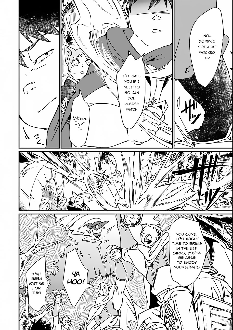 Saikyou Yuusha wa Oharai Hako: Maou ni nattara zutto Ore no Musou Return Chapter 3 page 15 - Chapter 3: The Hero Saves His Comrades