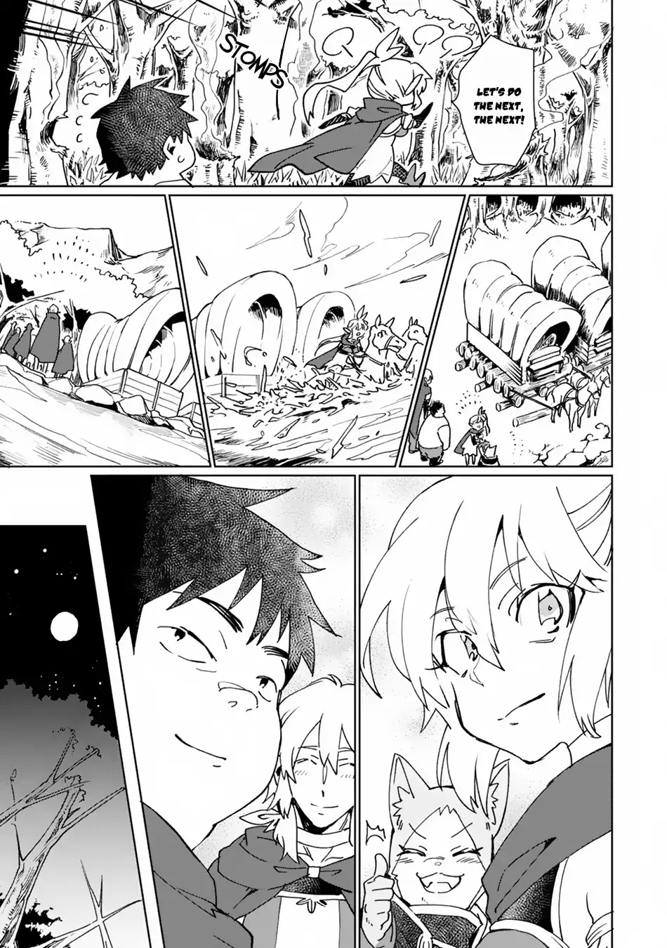 Saikyou Yuusha wa Oharai Hako: Maou ni nattara zutto Ore no Musou Return Chapter 4 page 17 - Chapter 4: The Hero Crosses a Great River