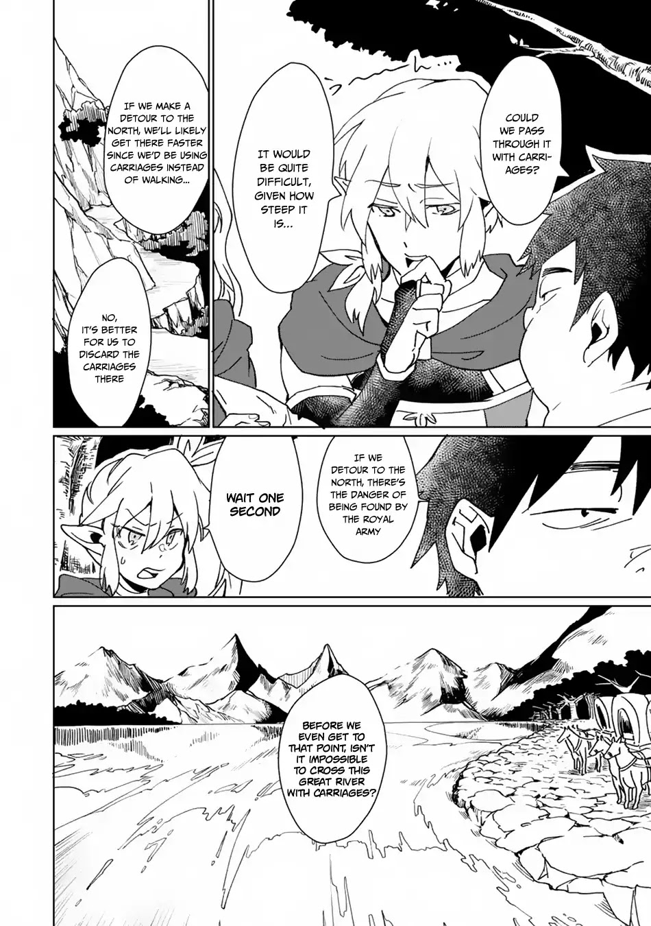 Saikyou Yuusha wa Oharai Hako: Maou ni nattara zutto Ore no Musou Return Chapter 4 page 9 - Chapter 4: The Hero Crosses a Great River