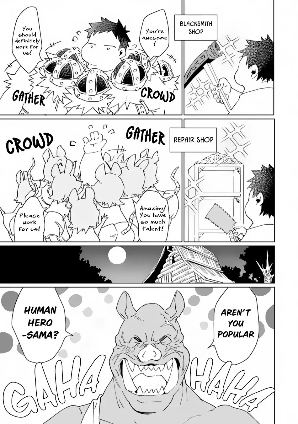 Saikyou Yuusha wa Oharai Hako: Maou ni nattara zutto Ore no Musou Return Chapter 7 page 14 - Chapter 7: The Hero Finds A... Dog?