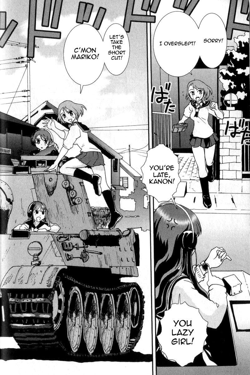 Sailor Fuku to Juusensha Chapter 1 page 7 - Chapter 1: Go to School! Nora Middle School Tank Association