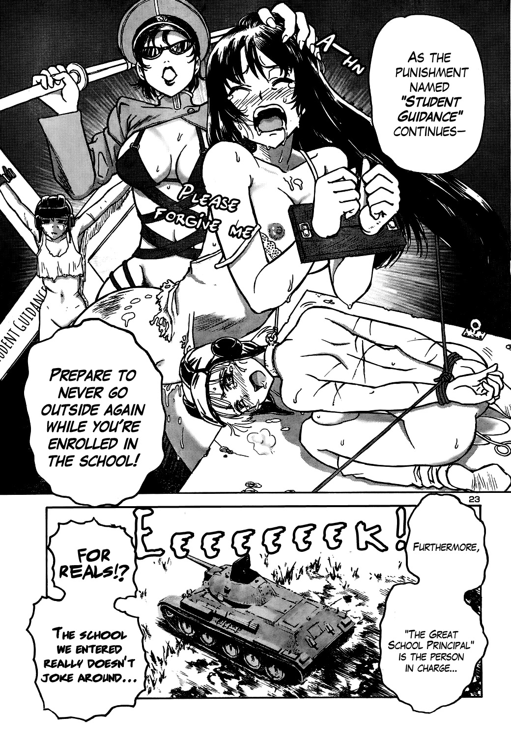 Sailor Fuku to Juusensha Chapter 10 page 21 - Chapter 10: Escape! First Battle is a Taste of Humiliation