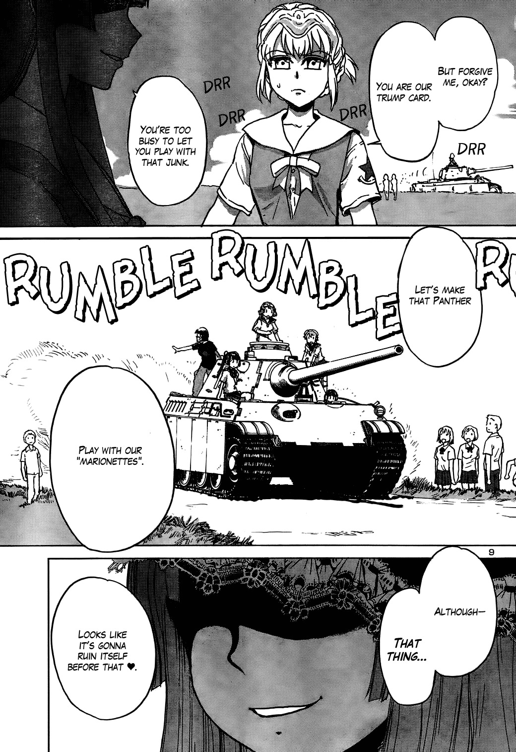 Sailor Fuku to Juusensha Chapter 10 page 8 - Chapter 10: Escape! First Battle is a Taste of Humiliation
