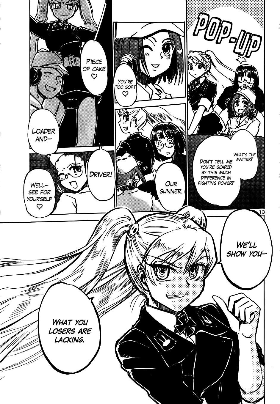 Sailor Fuku to Juusensha Chapter 11 page 14 - Chapter 11: Pay Attention! Master Peiper's Tank Rider Corner