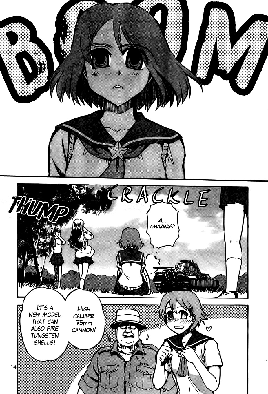 Sailor Fuku to Juusensha Chapter 11 page 15 - Chapter 11: Pay Attention! Master Peiper's Tank Rider Corner
