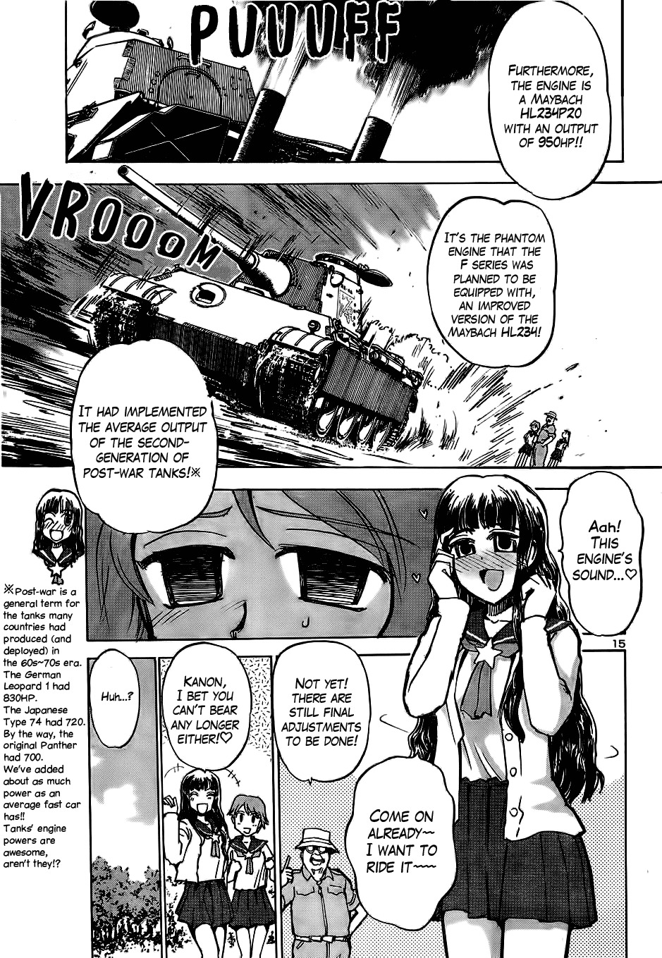 Sailor Fuku to Juusensha Chapter 11 page 16 - Chapter 11: Pay Attention! Master Peiper's Tank Rider Corner