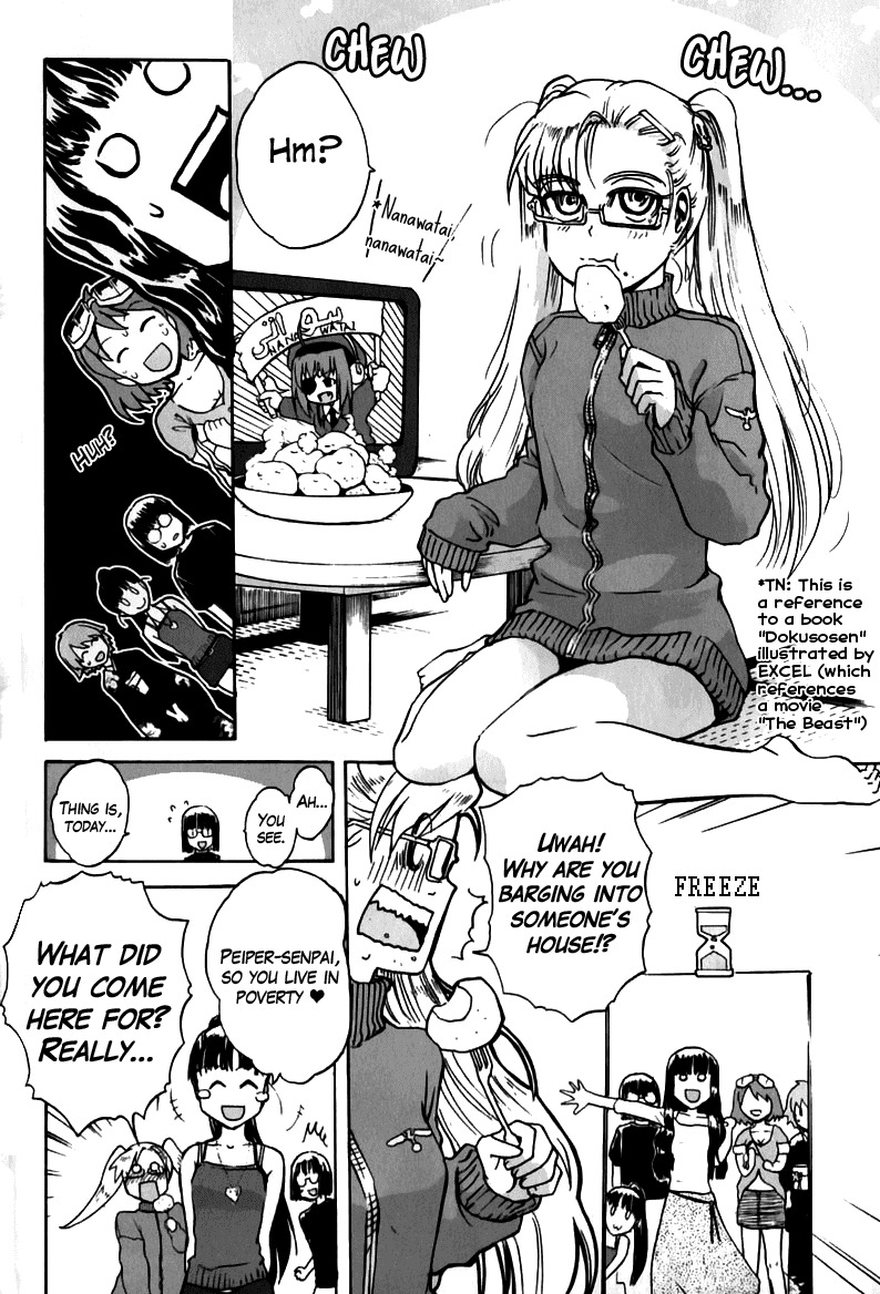 Sailor Fuku to Juusensha Chapter 12.5 page 12 - Chapter 12.5: Bonus: Bondage! A Room, Glasses and Homemade Salami