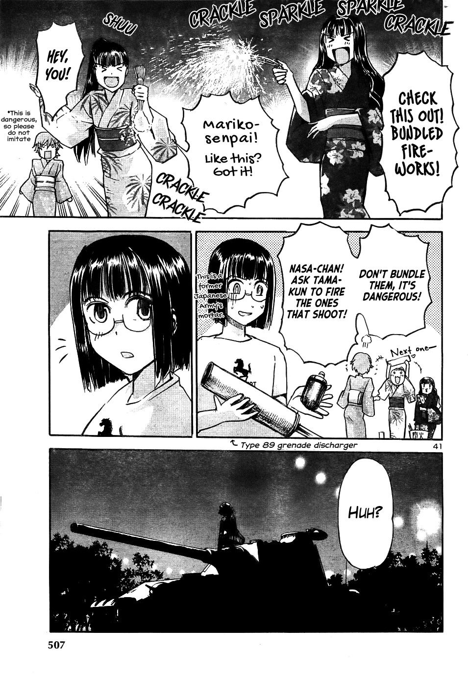 Sailor Fuku to Juusensha Chapter 13 page 43 - Chapter 13: Watch Fireworks! Summer Festival in the Middle of Night