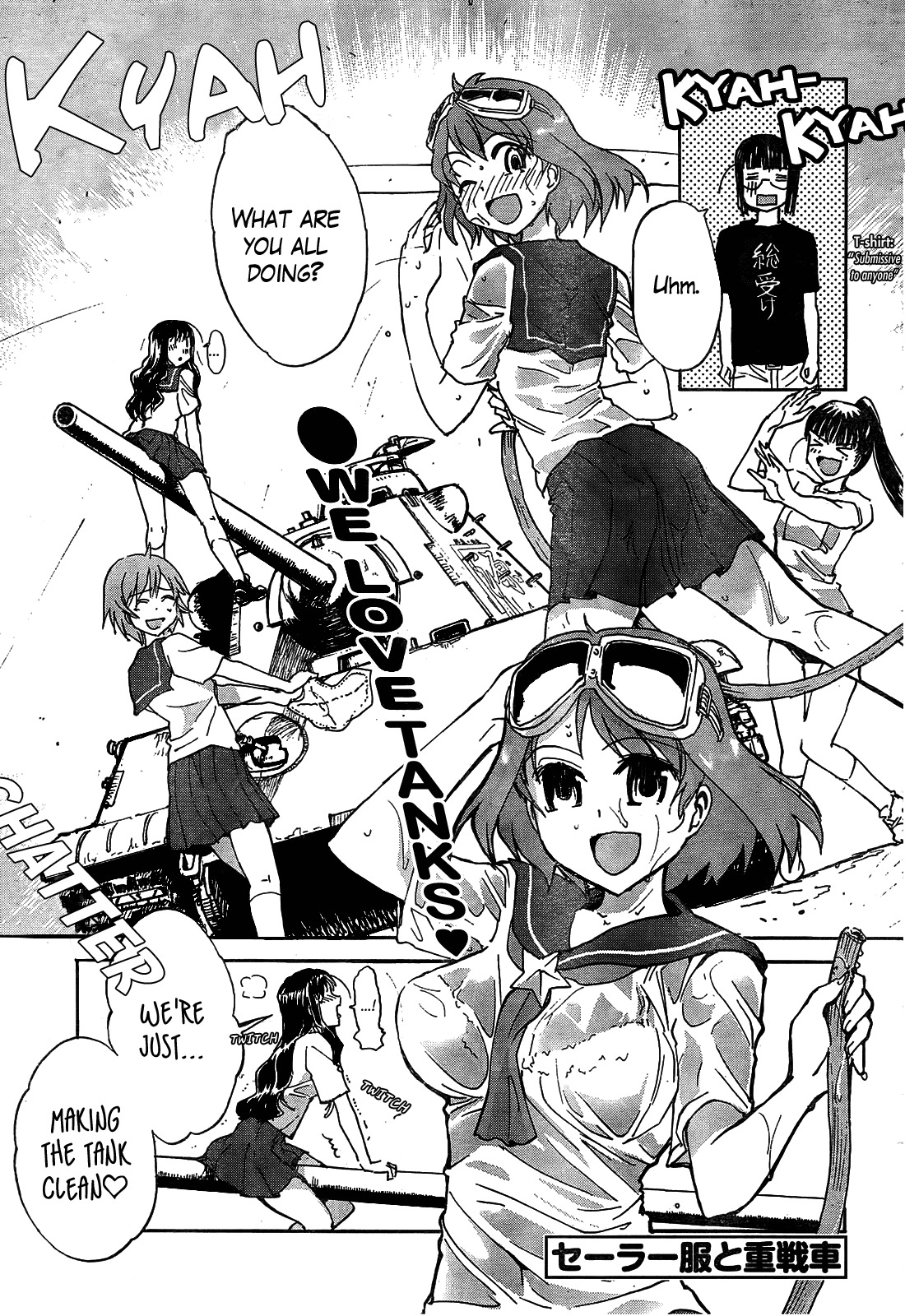 Sailor Fuku to Juusensha Chapter 14 page 1 - Chapter 14: Be Her Second! Peiper-chan's Revenge Battle