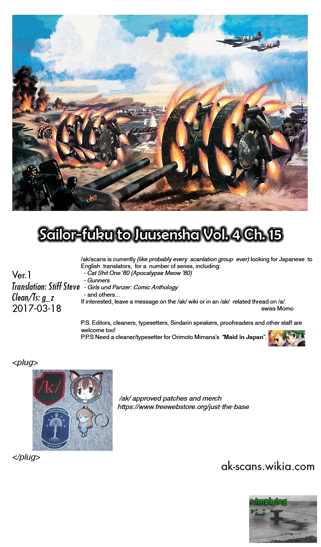 Sailor Fuku to Juusensha Chapter 15 page 44 - Chapter 15: Scheme! Alice-chan and Her Panjandrum