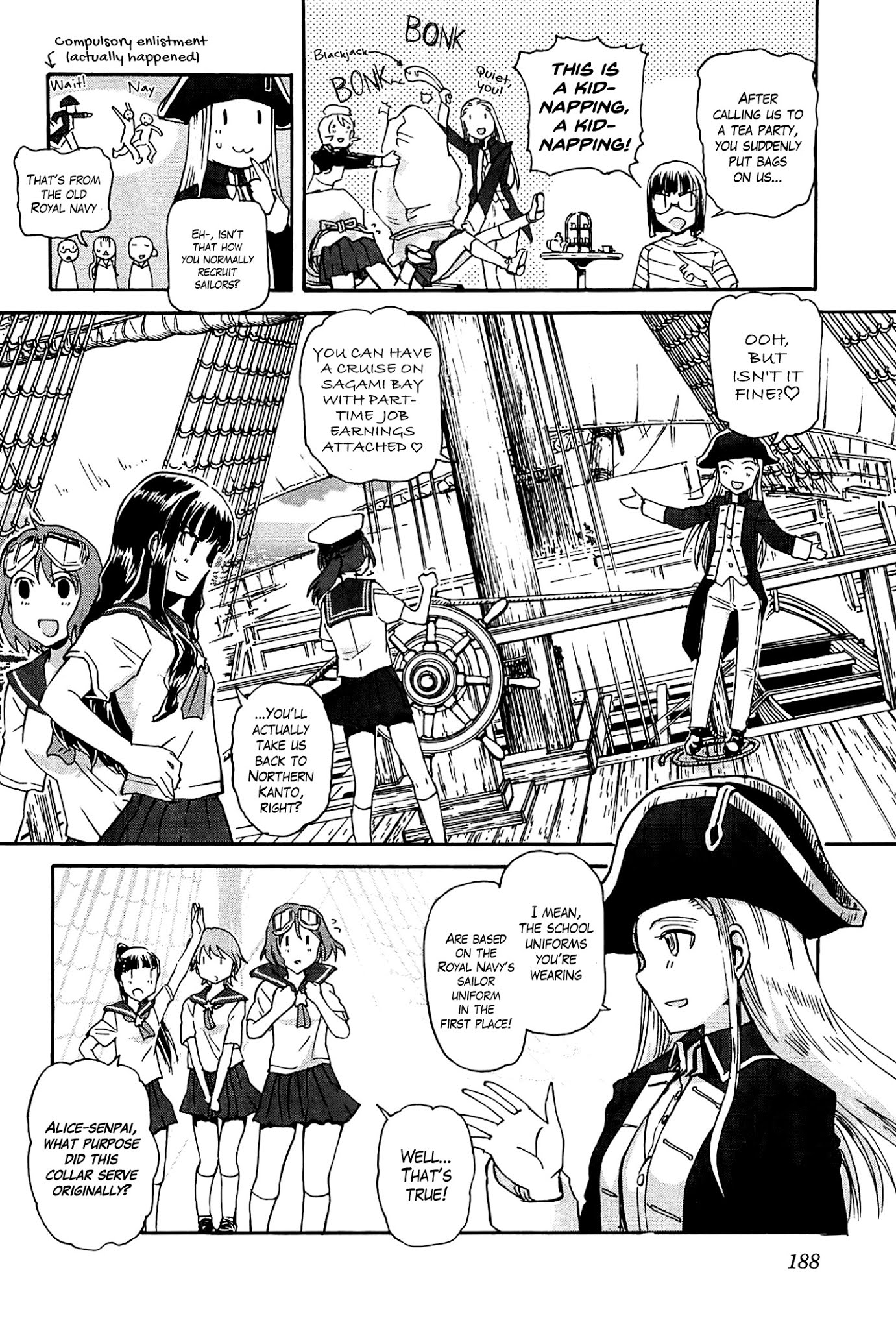 Sailor Fuku to Juusensha Chapter 16.5 page 2 - Chapter 16.5: Bonus: Leave the Port! British Navy is Serious Business!