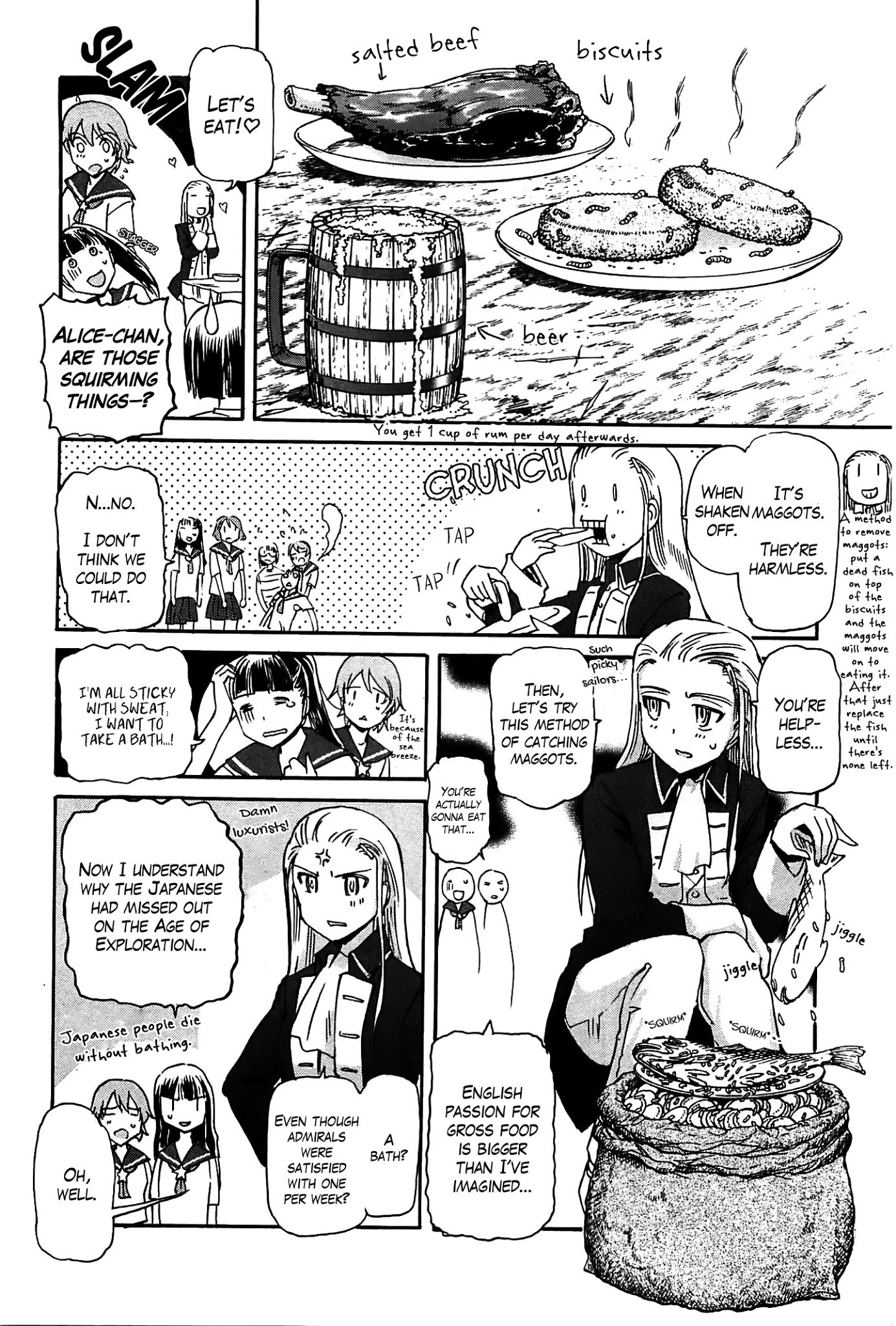 Sailor Fuku to Juusensha Chapter 16.5 page 4 - Chapter 16.5: Bonus: Leave the Port! British Navy is Serious Business!