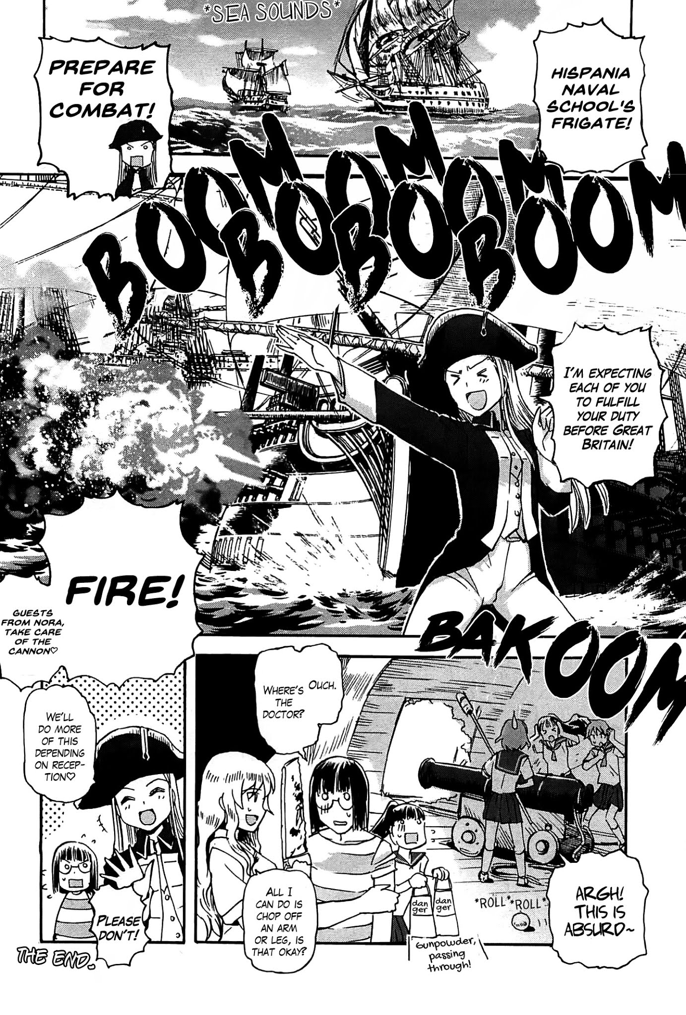 Sailor Fuku to Juusensha Chapter 16.5 page 6 - Chapter 16.5: Bonus: Leave the Port! British Navy is Serious Business!