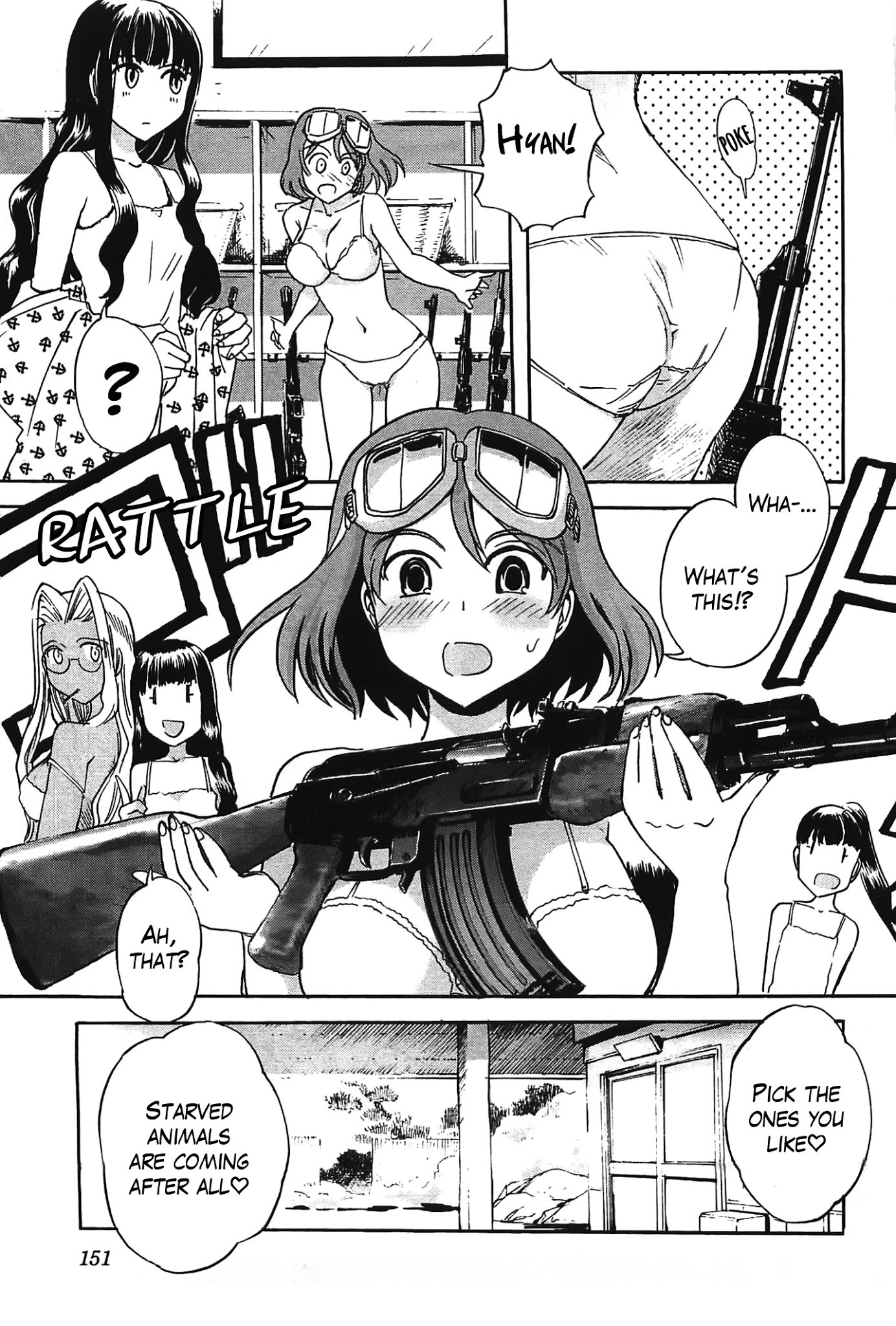 Sailor Fuku to Juusensha Chapter 16 page 10 - Chapter 16: Take a Bath! The Road to Women's Bath is a Road to Valhalla