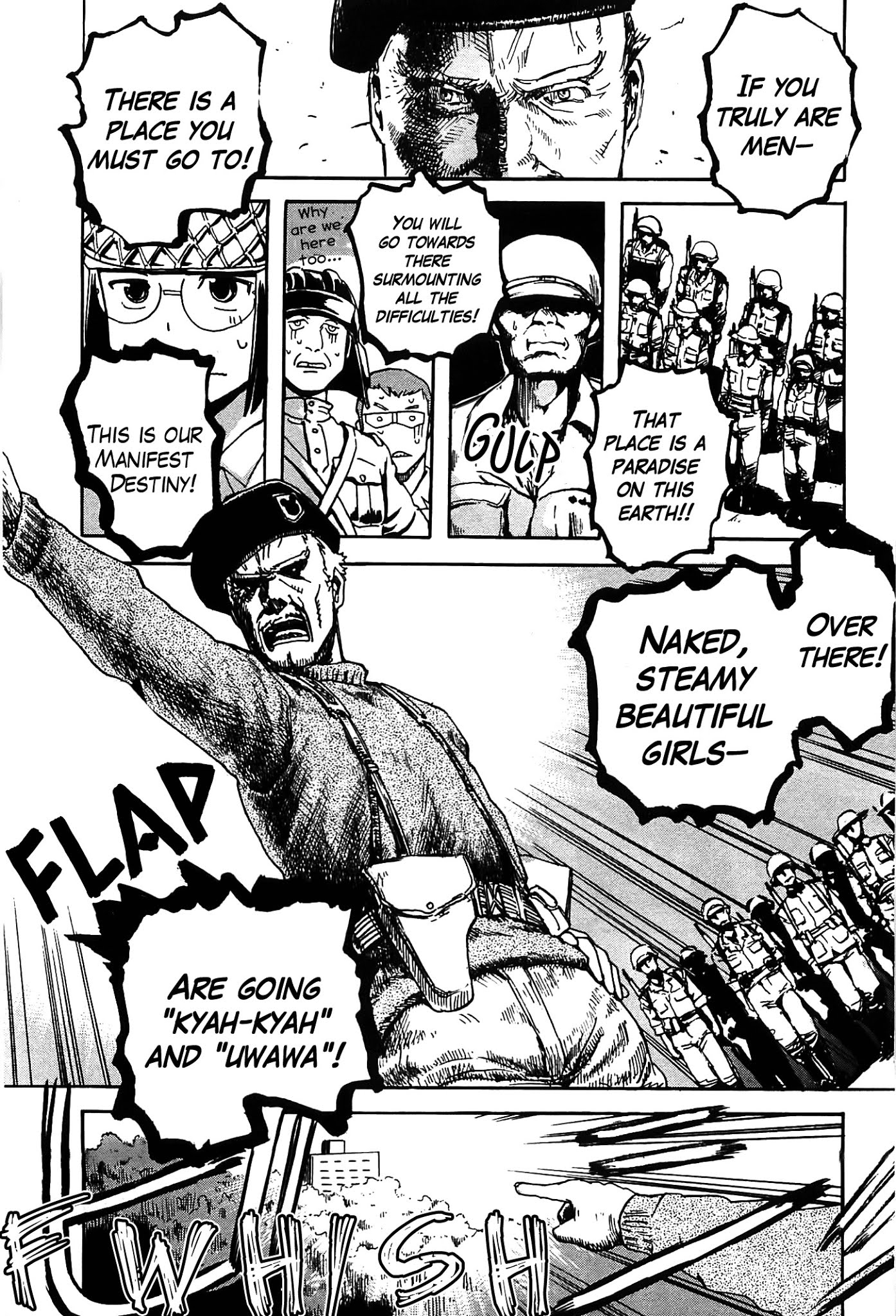 Sailor Fuku to Juusensha Chapter 16 page 12 - Chapter 16: Take a Bath! The Road to Women's Bath is a Road to Valhalla