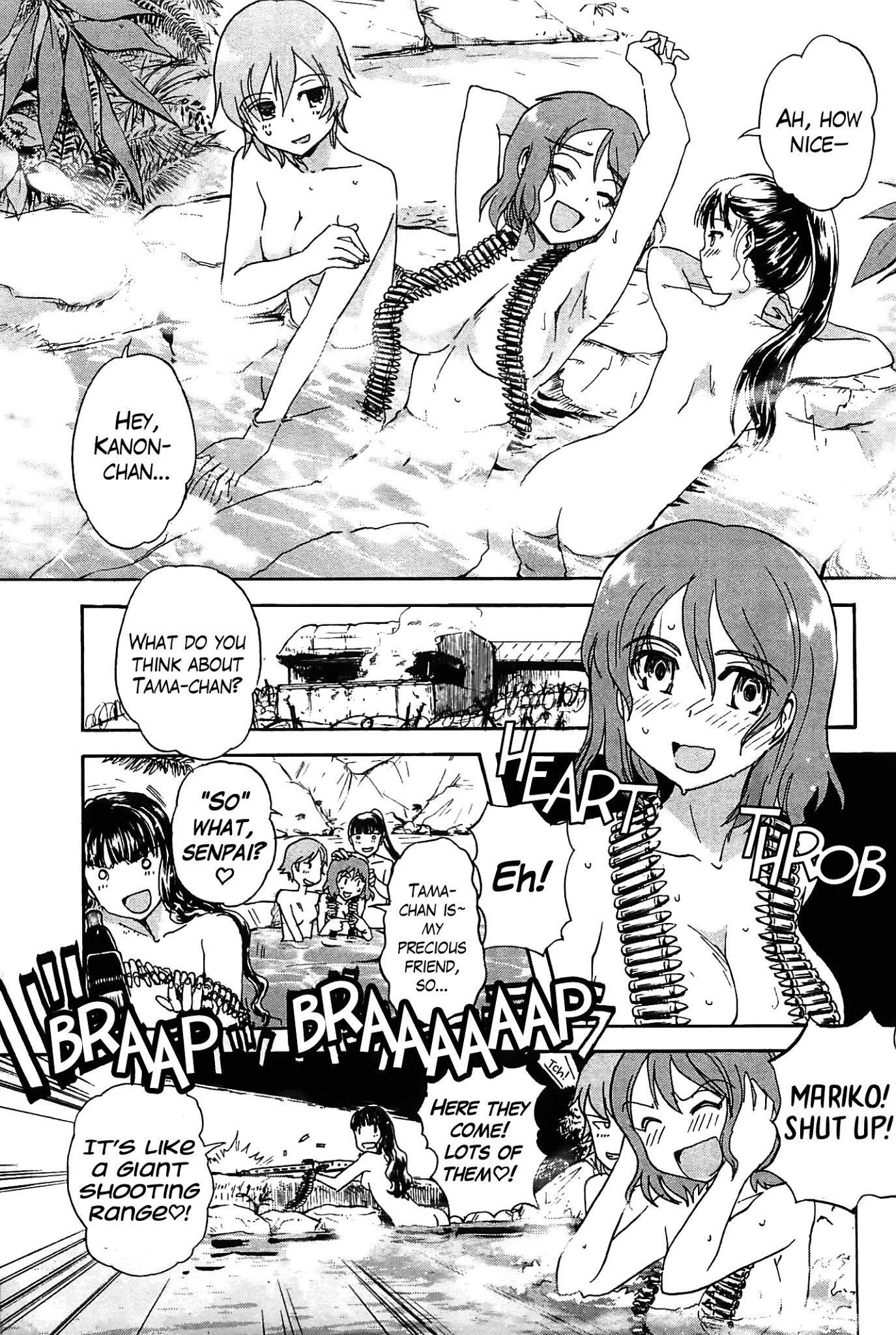 Sailor Fuku to Juusensha Chapter 16 page 17 - Chapter 16: Take a Bath! The Road to Women's Bath is a Road to Valhalla