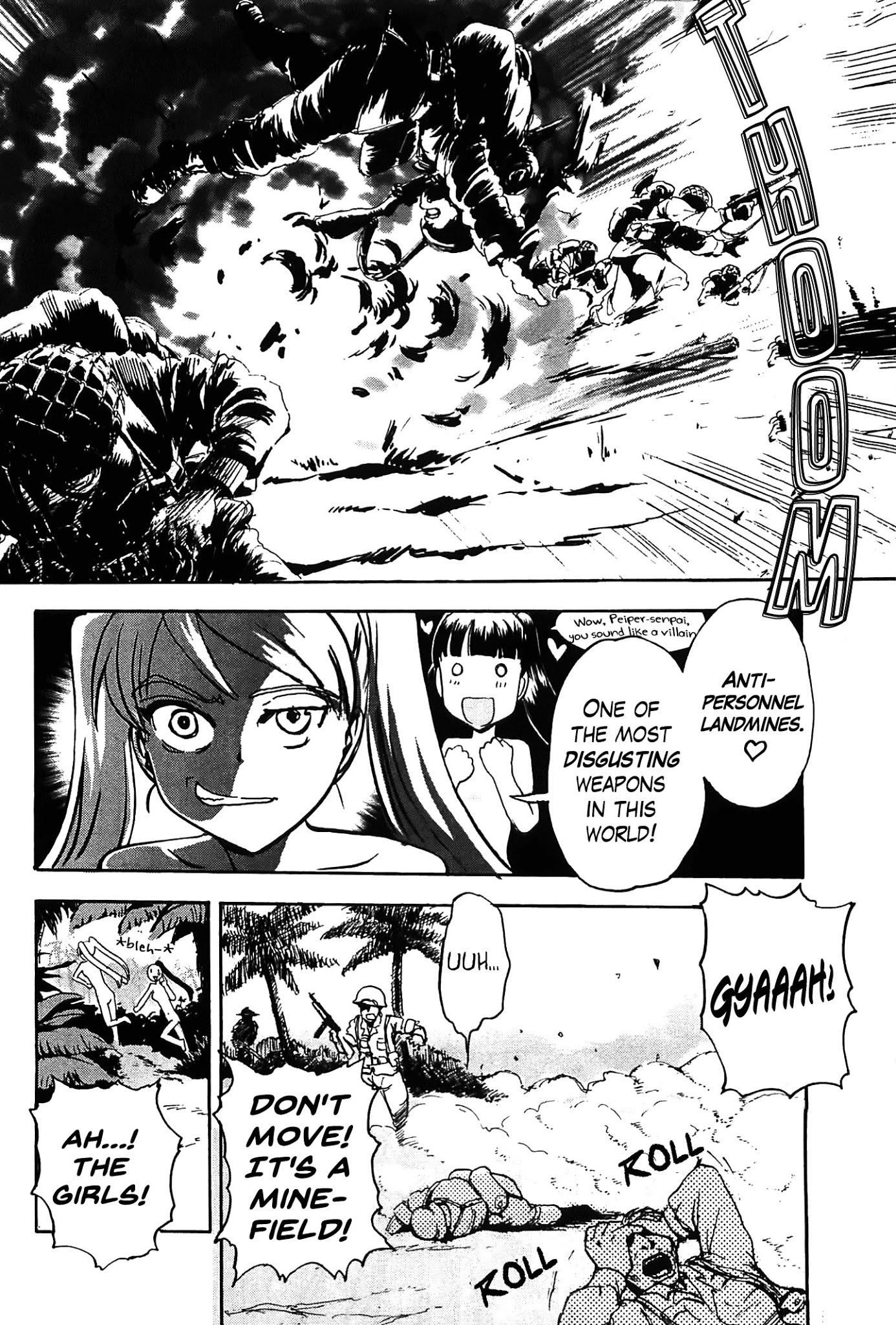 Sailor Fuku to Juusensha Chapter 16 page 21 - Chapter 16: Take a Bath! The Road to Women's Bath is a Road to Valhalla