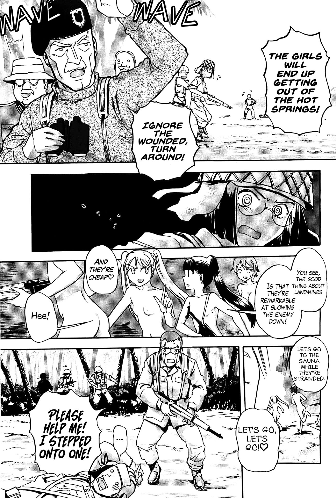 Sailor Fuku to Juusensha Chapter 16 page 22 - Chapter 16: Take a Bath! The Road to Women's Bath is a Road to Valhalla