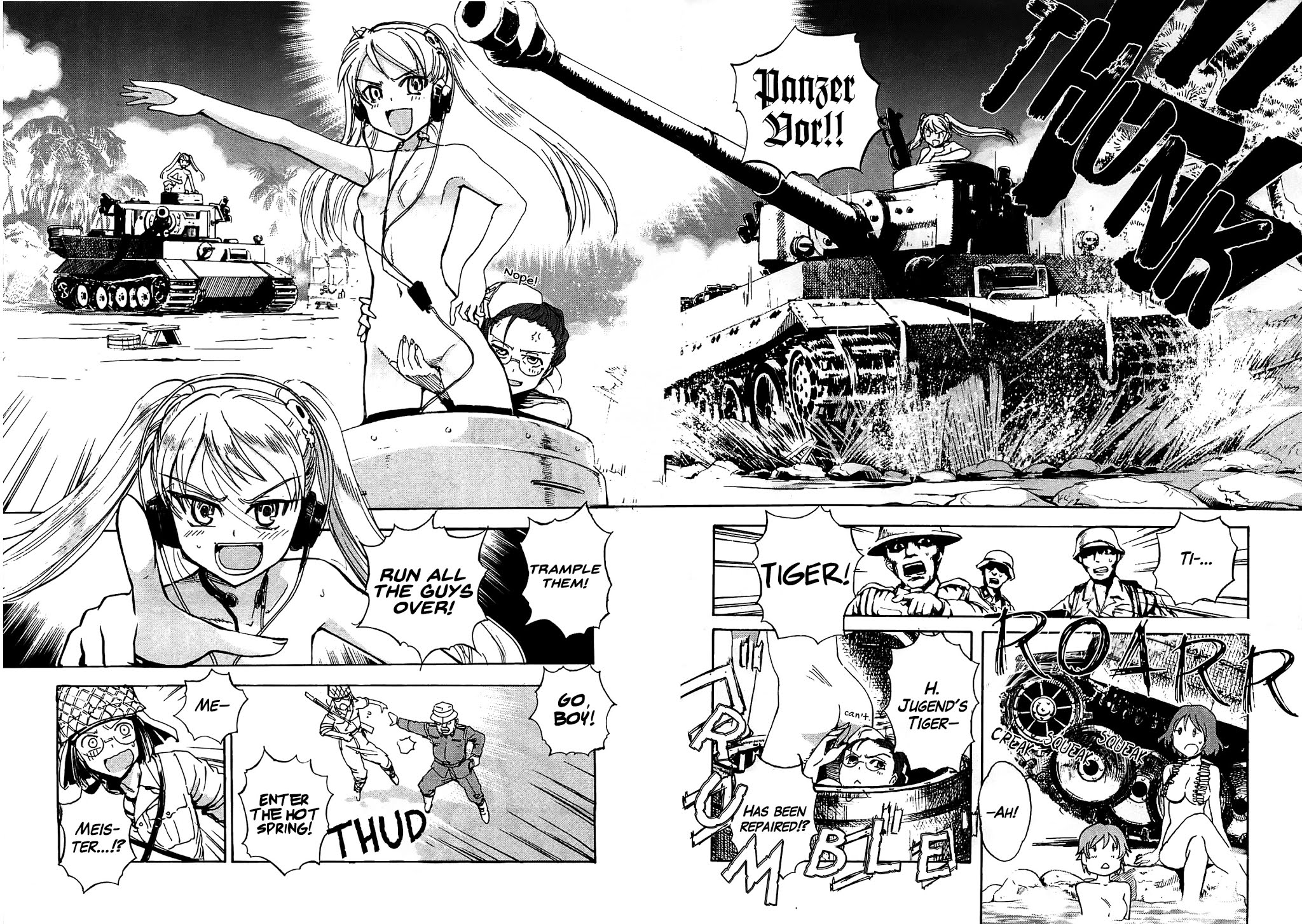 Sailor Fuku to Juusensha Chapter 16 page 33 - Chapter 16: Take a Bath! The Road to Women's Bath is a Road to Valhalla