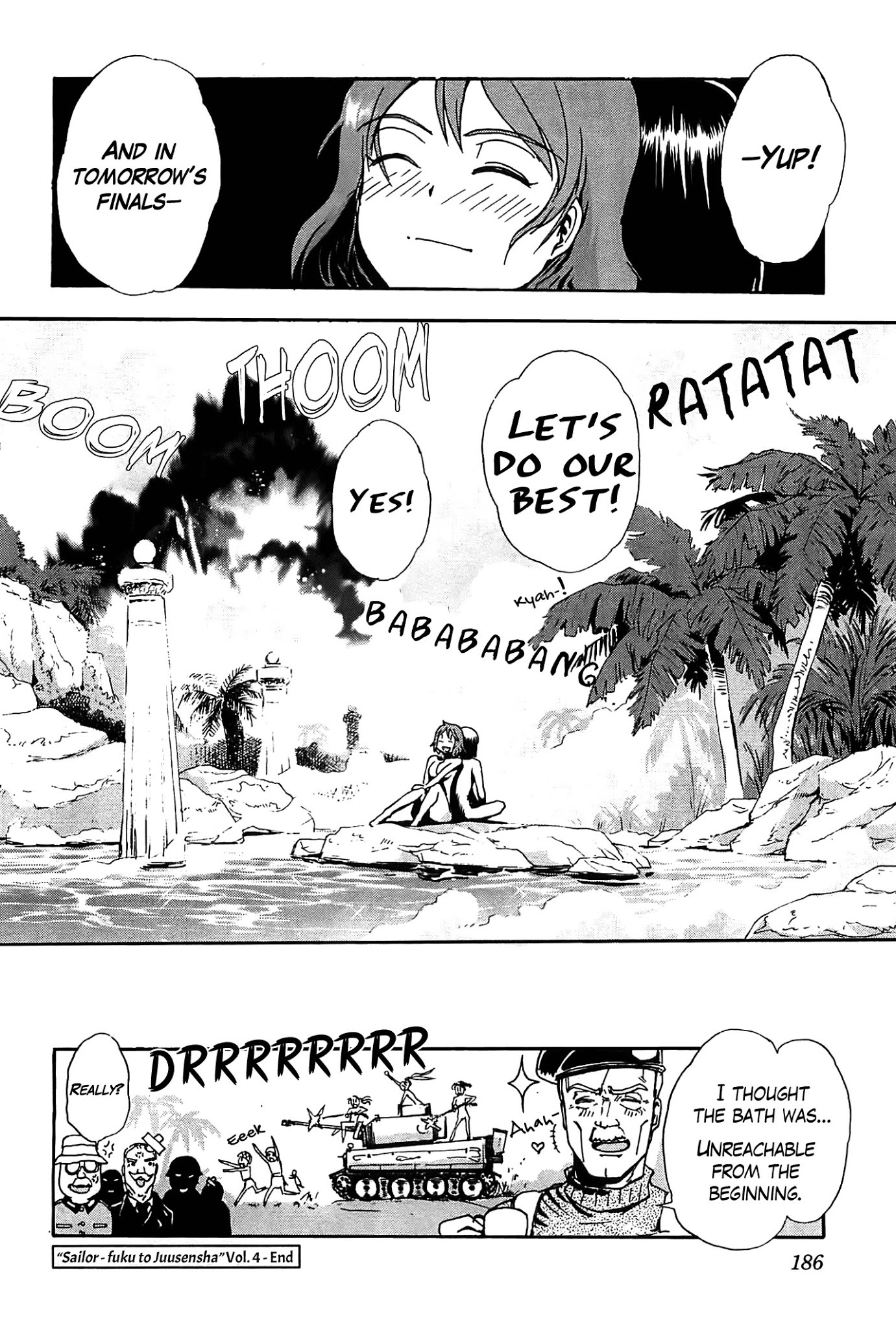 Sailor Fuku to Juusensha Chapter 16 page 42 - Chapter 16: Take a Bath! The Road to Women's Bath is a Road to Valhalla